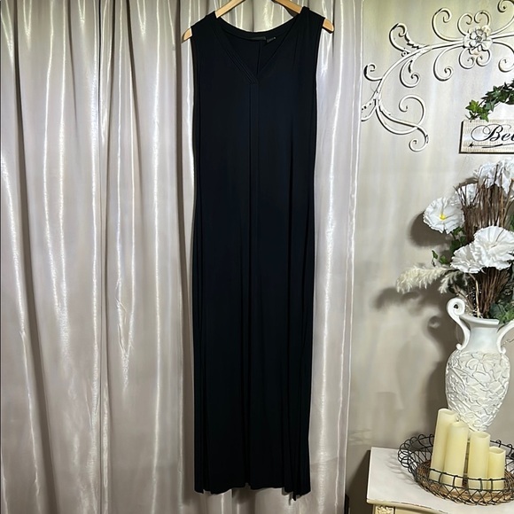 Tahari Black Sheath Maxi Dress for Cocktail - Picture 1 of 8